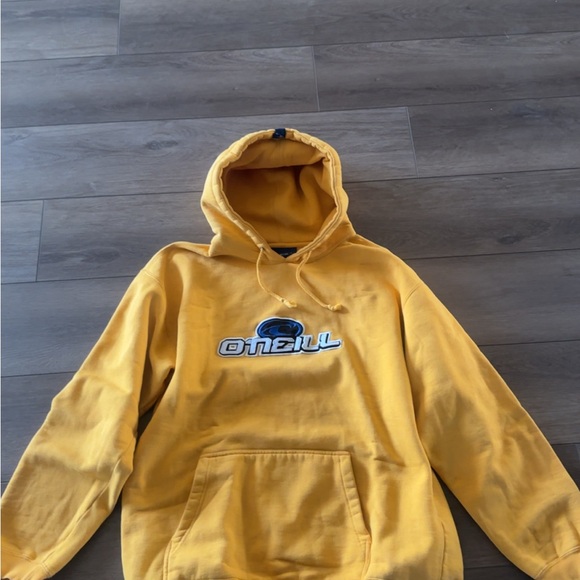 Vintage y2k O'Neill Yellow Hoodie for Men